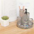 The shape of bamboo pen holder simple metal